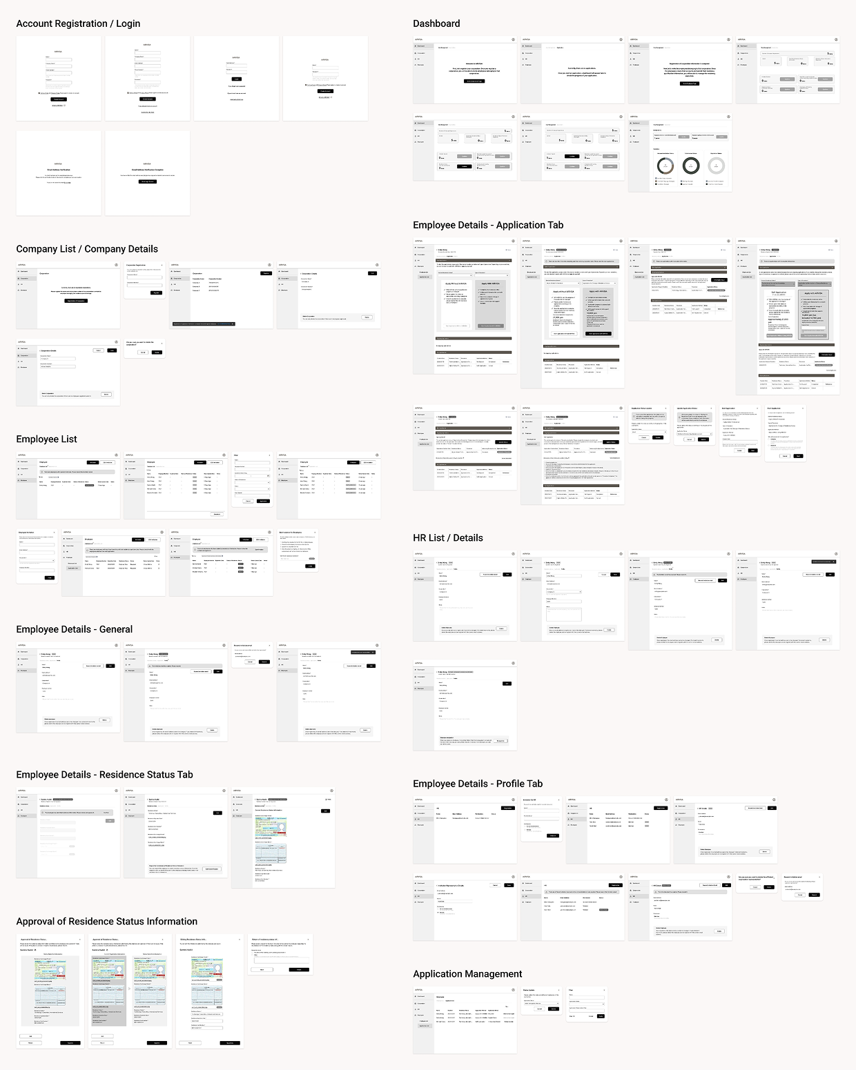 Wireframes